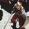 enigel: Arthur Pendragon bravely facing an airborne menace (Merlin Arthur brave)