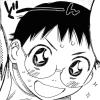 masumi_hijiri: Onoda literally sparkling (and sweating) in excitement and joy. (kiran kiran)