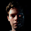 kirby1024: Kirbinator Icon (half-my face, half-terminator face) (Kirbinator)