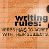 highlyeccentric: Verbs has to agree with their subjects (Verbs)