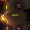 in_lighter_ink: Doctor's Who's Eleven and Idris, saying hello (dw_hello)