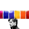 tai: Black and white Arthur from BBC Merlin looking noble but vulnerable with a rainbow colour stripe above him (arthur)
