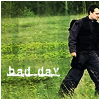 yvi: Rodney Mckay, text: "bad day" (Atlantis - Bad Day)