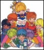 ambersweet: Rainbow Brite & the Color Kids on a white background (Rainbowland)