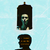 amihan: silhouette of matt smith as the eleventh doctor in 'doctor who' underneath the silhouette of the tardis ([doctor who] idris & eleven)