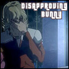pantswarrior: Barnaby disapproves. (barnaby)