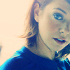 callie: alyson hanniganhead and shoulders though part of head obscured (alyson)