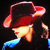 next_to_normal: Peggy Carter in profile, wearing a red hat (Peggy red hat)