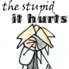 megpie71: Simplified bishie Rufus Shinra says "The stupid, it hurts". (Rufus2)