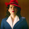 beck_liz: Peggy Carter in her red hat (Agent Carter red hat by such_heights)