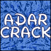 adarcrack: The words "Adar Crack" written in white text on a blue background (adar crack)