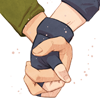 morningpeacock: (holding hands)