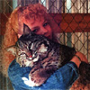 ext_162519: Photo of me holding a bobcat I raised (Tigger)