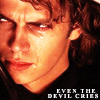 sathari: Vaderkin crying, caption: "Even the Devil cries" (Vaderkin cries)