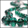 skywardprodigal: strand of emerald beads (bling-opal egg)