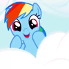 biichan: Rainbow Dash! (mlp: rainbow dash is zomg)