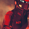 theleaveswant: Commander Shepard (female) from Mass Effect Games in armour that obscures face (Shepard in helmet)