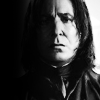 kerravonsen: Severus Snape in black-and-white, looking sorrowful (Snape)