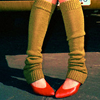 creascendo: Red shoes. (Stock - Shy shoes)