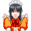 feytality: It's super effective?! (Maya used CUTE FACE (in hideous uniform))