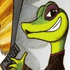 exagent_gecko: Watch as I twirl my remote, before letting my tail talk to the bad guys. (Lock and load little lizard!)