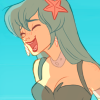 pixelacious: art by <user name="rollingrabbit" site="tumblr.com"> (LAUGH ► you're such a dork.)