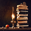 lou_salome: (керосиновая лампа и книги)