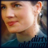 trixieleitz: Jadzia from Deep Space 9 looking mischievous. Text: dirty old man" (jadzia dirty old man)