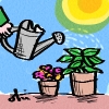 vixy: (watering)