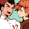 luckybreaks: But maybe use an inside voice... (KIYOTAKA ► I'm glad you're happy.)