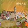 ext_57119: thumper rolling; bunny BWAH! ([disney] thumper - bwah)