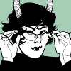 glowsferatu: thought, smile (Throw Your Homework Onto The Fire)