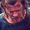 whatfollowsthunder: Thor, kneeling in defeat after being unable to lift Mjolnir (Far from home)