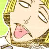 ndsipepomu: Hirako Shinji with his tongue sticking out its pierced (Tongue piercing)
