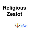 pauamma: EFW Religious zealot - black on white ("EFW Religious zealot - black on white")