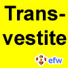 pauamma: EFW Transvestite - black on yellow ("EFW Transvestite - black on yellow")