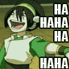 lady_ganesh: Toph laughing her ass off (hahahahah (Avatar))