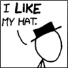 ext_2190: XKCD 'I LIKE my hat' (Default)