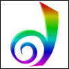lanterne_rouee: dreamwidth logo in rainbow colors (dw rainbow d)