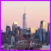 acelightning: the new One World Trade Center building at dusk (One World Trade)