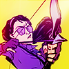 goodbyebird: Hawkeye: Kate has you in her aim. (C ∞ Wrongs Righted. Bad Guys Beaten.)