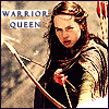 queen_ypolita: Narnia's Susan (film still) with her bow with caption "Warrior Queen" (WarriorQueen by calapine)