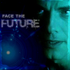 queen_ypolita: Face of John Barrowman as Captain Jack Harkness with caption "Face the Future" (JackFacetheFuture by calapine)