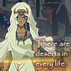 garrideb: Isis from Yu Gi Oh, with caption "There are deserts in every life" (Yugioh Isis)