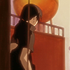 hokuton_punch: Screenshot of young Itachi from Shippuden, waiting outside the Academy in the sunset. (naruto anbu itachi)