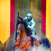 briar_pipe: knight lowering his lance to charge (Jousting)