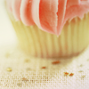 whymzycal: a cupcake with pink frosting (pink cupcake)