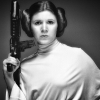 misbegotten: Princess Leia with a blaster (SW Leia Have Gun Will Travel)