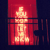 newredshoes: neon sign, "If You Love Me, Let Me Know" (<3 | i need a sign)