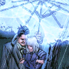 superposition: ((out of the rain))